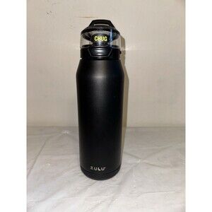 ZULU SWIFT STAINLESS STEEL VACUUM INSULATED WATER BOTTLE 32OZ - BLACK